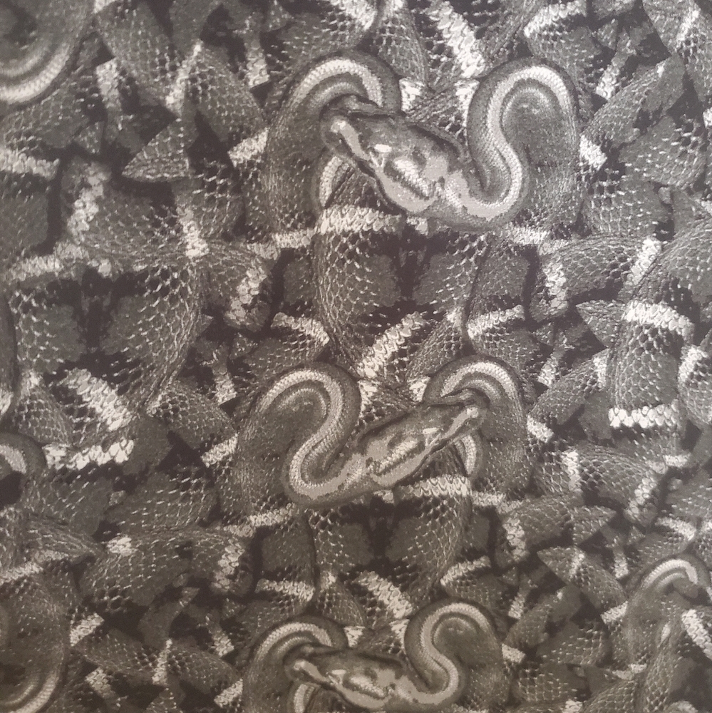 Marcelo Burlon County of Milan Snake Print Sleeveless Tank Dress.